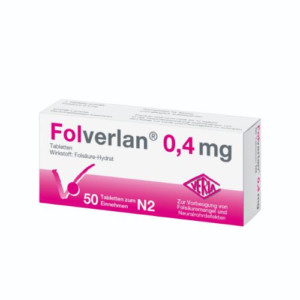 Produktbild von FOLVERLAN 0,4 mg Tabletten