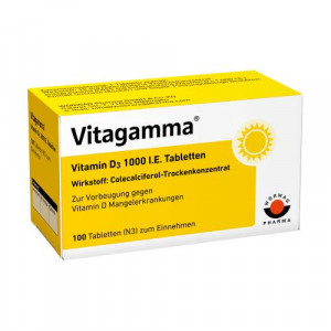 Produktbild von VITAGAMMA Vitamin D3 1.000 I.E. Tabletten