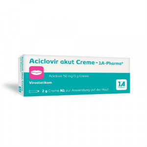 Produktbild von ACICLOVIR akut Creme-1A Pharma