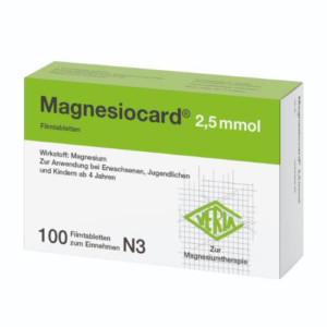 Produktbild von MAGNESIOCARD 2,5 mmol Filmtabletten
