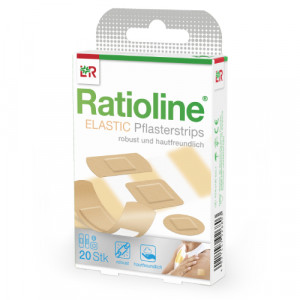 Produktbild von RATIOLINE elastic Pflasterstrips in 4 Gr&ouml;&szlig;en