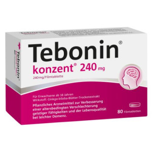 Produktbild von TEBONIN konzent 240 mg Filmtabletten