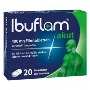 Produktbild von IBUFLAM akut 400 mg Filmtabletten