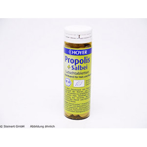 Produktbild von HOYER Propolis & Salbei Lutschtabletten