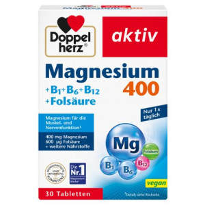 Produktbild von DOPPELHERZ Magnesium 400 mg Tabletten