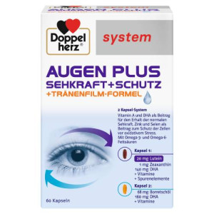 Produktbild von DOPPELHERZ Augen plus Sehkraft+Schutz system Kaps.