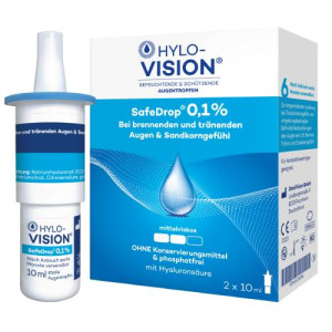 Produktbild von HYLO-VISION SafeDrop 0,1% Augentropfen