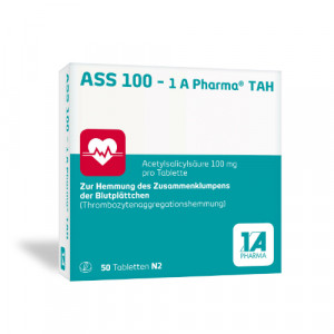 Produktbild von ASS 100-1A Pharma TAH Tabletten