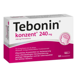 Produktbild von TEBONIN konzent 240 mg Filmtabletten