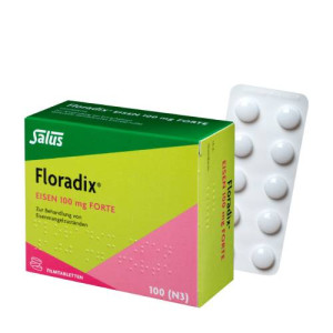 Produktbild von FLORADIX Eisen 100 mg forte Filmtabletten