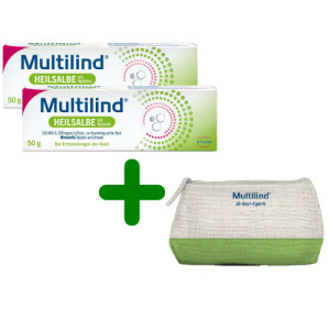 Produktbild von Multilind Heilsalbe 100g + Kosmetiktasche GRATIS