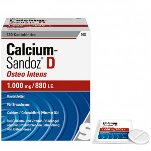 Produktbild von CALCIUM SANDOZ D Osteo intens Kautabletten