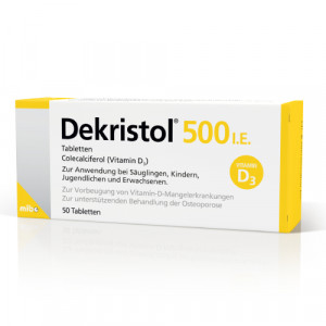 Produktbild von DEKRISTOL 500 I.E. Tabletten