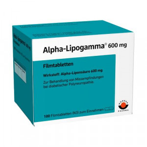 Produktbild von ALPHA-LIPOGAMMA 600 mg Filmtabletten