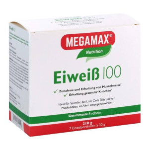 Produktbild von EIWEISS 100 Erdbeer Megamax Pulver