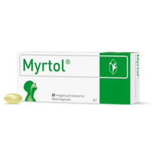 Produktbild von MYRTOL magensaftresistente Weichkapseln