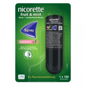 Produktbild von NICORETTE Fruit & Mint Spray 1 mg/Spr&uuml;hsto&szlig;