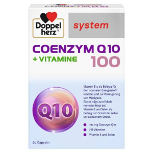 Produktbild von DOPPELHERZ Coenzym Q10 100+Vitamine system Kapseln