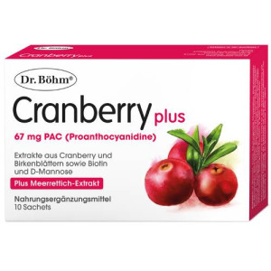 Produktbild von DR.B&Ouml;HM Cranberry plus Granulat