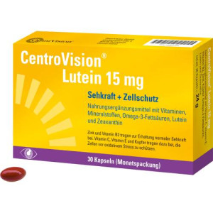 Produktbild von CENTROVISION Lutein 15 mg Kapseln