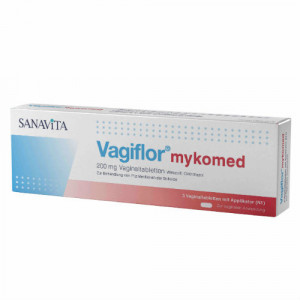 Produktbild von VAGIFLOR mykomed 200 mg Vaginaltabletten
