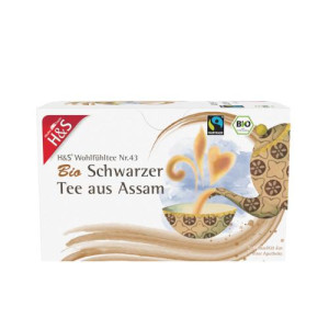 Produktbild von H&S Bio Schwarzer Tee aus Assam Filterbeutel