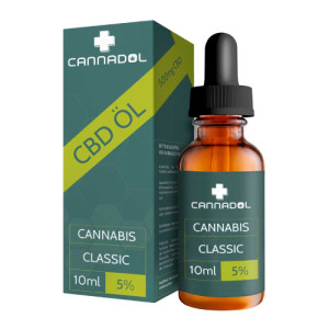 Produktbild von CBD 5% Bio Cannadol Hanfextrakt Classic Tropfen
