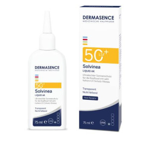 Produktbild von DERMASENCE Solvinea Liquid AK LSF 50+