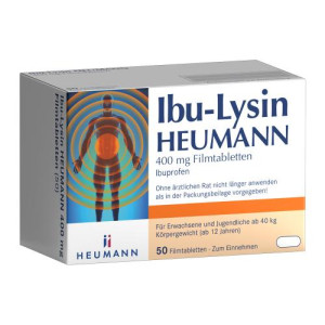 Produktbild von IBU-LYSIN HEUMANN 400 mg Filmtabletten