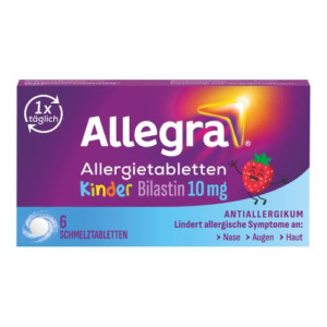 Produktbild von ALLEGRA Allergietabletten Kinder 10 mg Schmelztab.