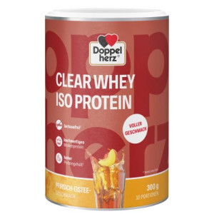Produktbild von DOPPELHERZ Clear Whey Iso Protein Pfirsich-Eistee