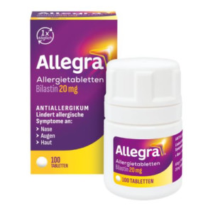 Produktbild von ALLEGRA Allergietabletten 20 mg Tabletten Dose