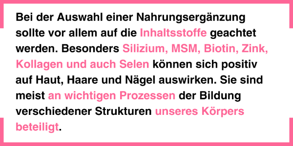 Haut, Haare und Nägel