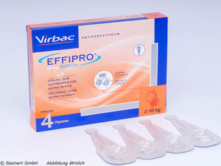 EFFIPRO 67 mg Pip.Lsg.z.Auftropf.f.kl.Hunde