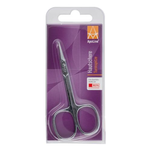 APOLINE Hautschere 9 cm Turmspitze verchromt