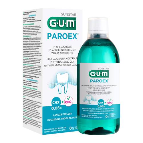 GUM PAROEX 0,06% CHX Mundspülung