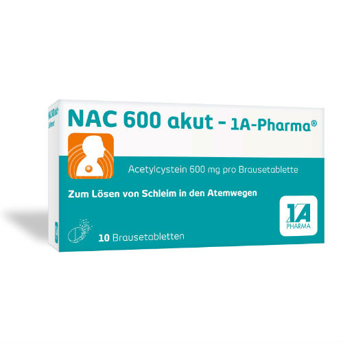 NAC 600 akut-1A Pharma Brausetabletten
