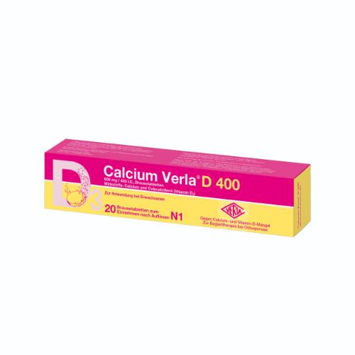 CALCIUM VERLA D 400 Brausetabletten