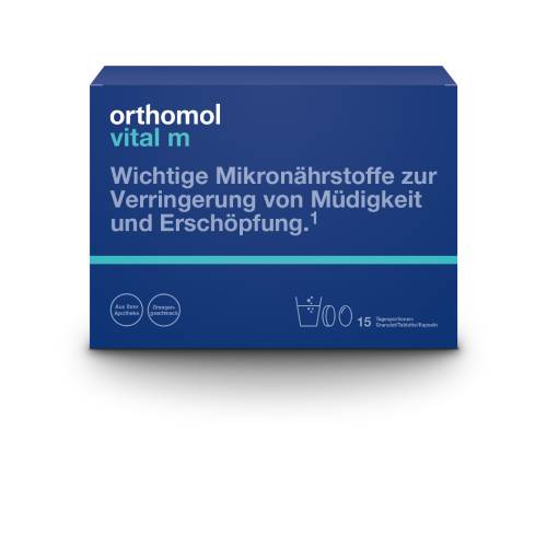 ORTHOMOL Vital M Granulat/Kap./Tabl.Kombip.15 Tage