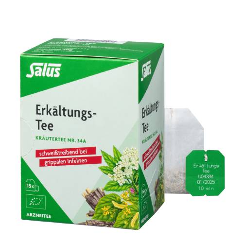 ERKÄLTUNGSTEE Kräutertee Nr.34a Salus Filterbeutel