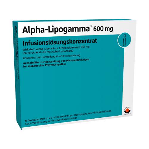 ALPHA-LIPOGAMMA 600 mg Infusionslösungskonz.