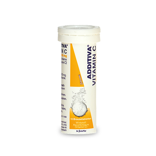 ADDITIVA Vitamin C Brausetabletten Zitrone