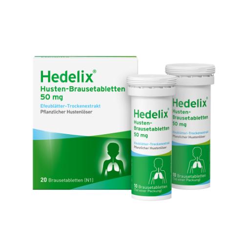 HEDELIX Husten-Brausetabletten