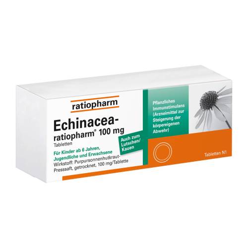ECHINACEA-RATIOPHARM 100 mg Tabletten