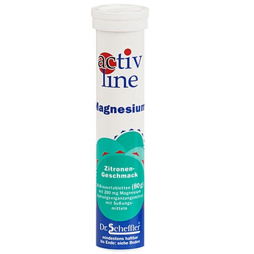 ACTIVLINE Magnesium Zitrone Brausetabletten