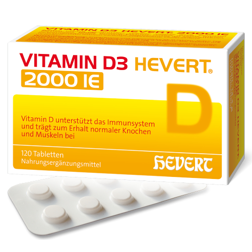 VITAMIN D3 HEVERT 2000 I.E. Tabletten