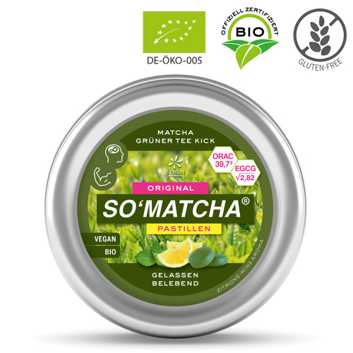 MATCHA SO'MATCHA Pastillen Grüntee Minze