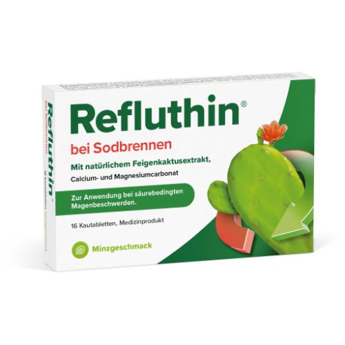 REFLUTHIN bei Sodbrennen Kautabletten Minze
