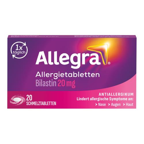 ALLEGRA Allergietabletten 20 mg Schmelztabletten