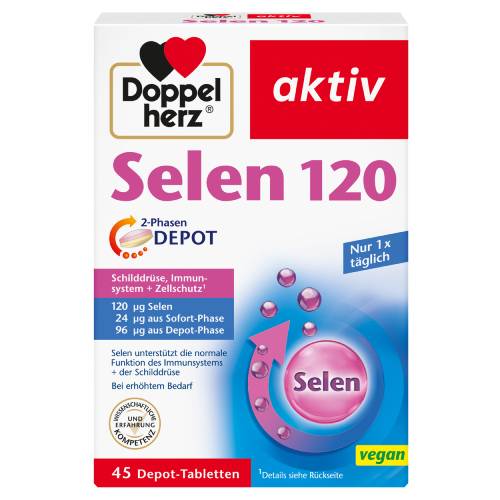 DOPPELHERZ Selen 120 2-Phasen Depot Tabletten